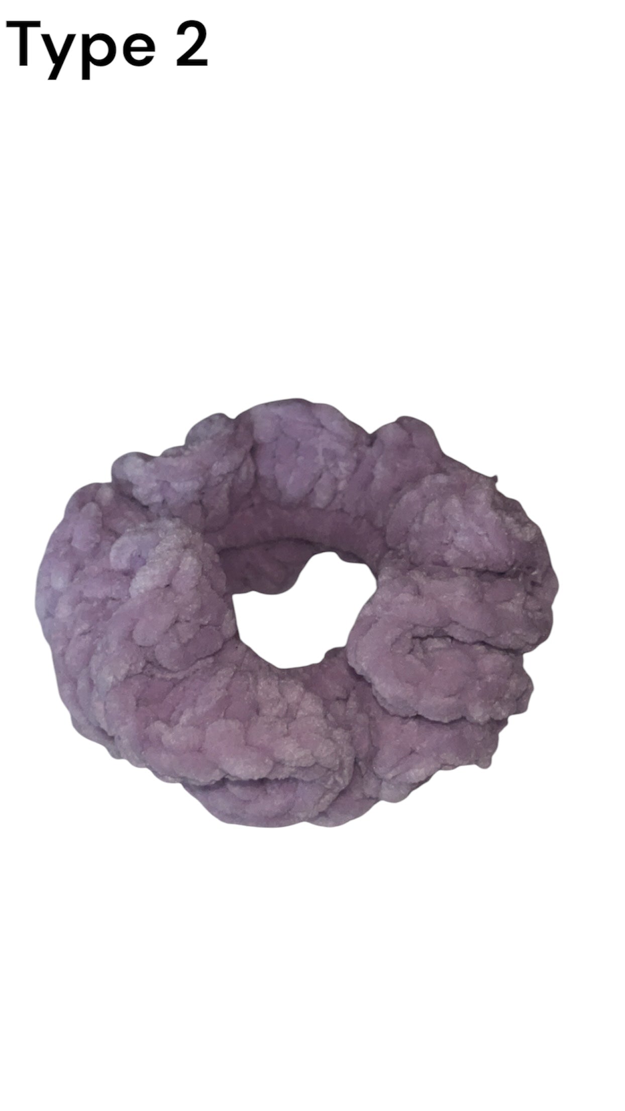 Crochet Scrunchie (Chenille)