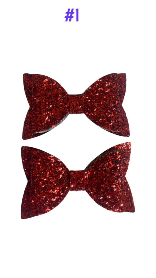 Clip-in Hairbow Pair